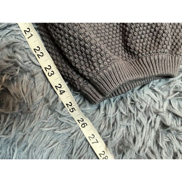 Free People Beach Charcoal Waffle Knit Hailee Cardi Cropped Joggers Size S - Picture 6 of 8